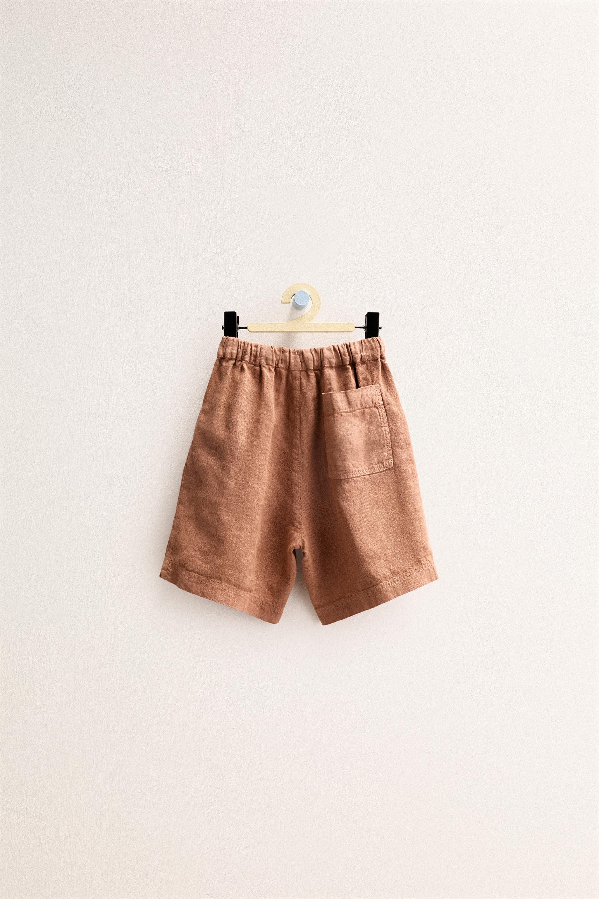 ZARA TIMELESS - SHORT UNI 100 % LIN